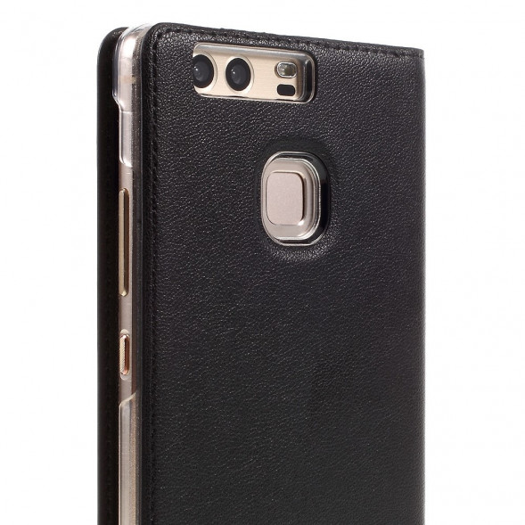 Чехол с окном информации Wake UP - Sleep для Huawei P9 (Черный)