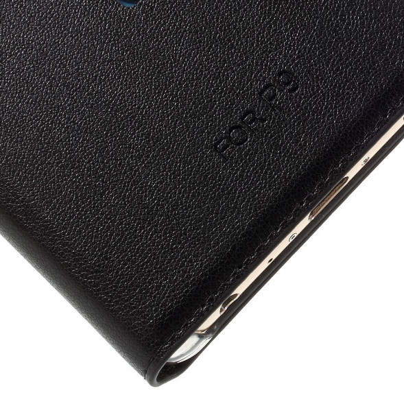 Чехол с окном информации Wake UP - Sleep для Huawei P9 (Черный)