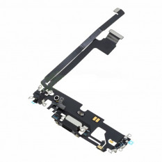 Шлейф для iPhone 12 Pro Max с разъемом зарядки, микрофоном (черный)