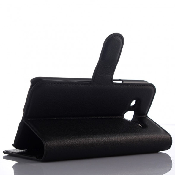 Чехол с визитницей для Samsung Galaxy J3 2016 J320F (черный)