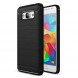 Чехол накладка Carbon Fibre для Samsung Galaxy Grand Prime SM-G530 (черный)