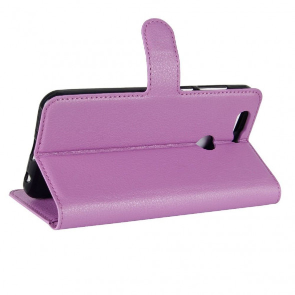 Чехол книжка с визитницей для Huawei Nova 2 (фиолетовый)