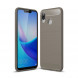 Чехол Carbon Fibre для Huawei Honor Play (серый)