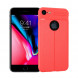 Чехол накладка Slim Litchi для iPhone 8 / iPhone 7 (красный)