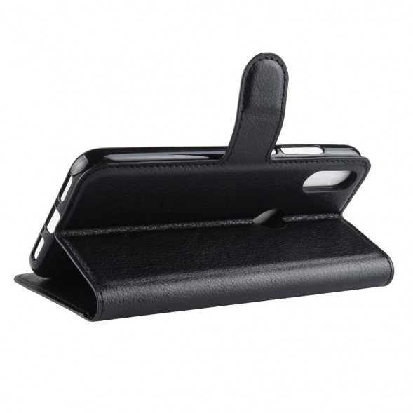 Чехол книжка для Xiaomi Redmi Note 7, Note 7 Pro (черный)