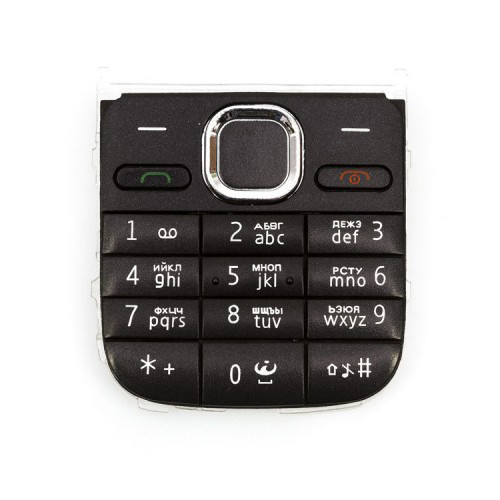 Клавиатура для Nokia C2-01 (Черный)