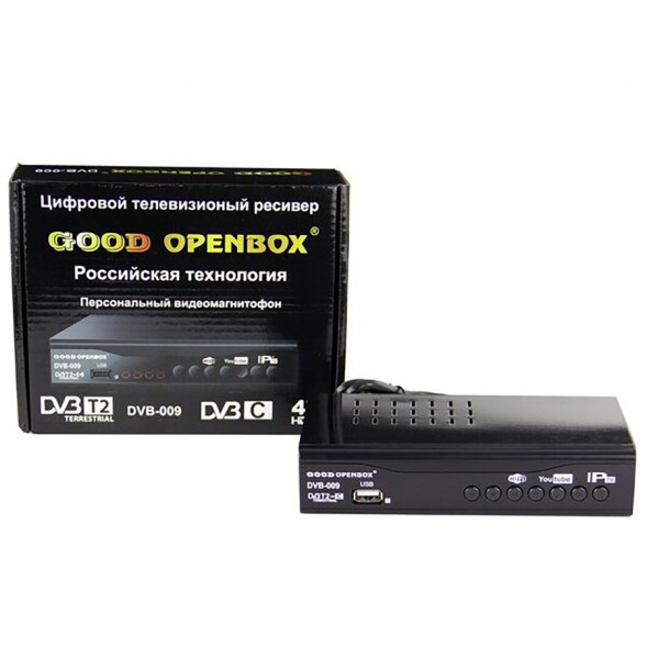 ТВ-тюнер приставка Openbox DVB-009 (черный)