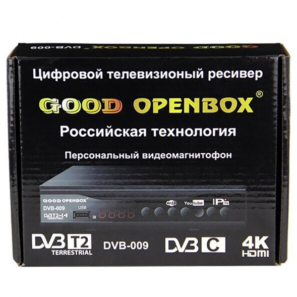 ТВ-тюнер приставка Openbox DVB-009 (черный)