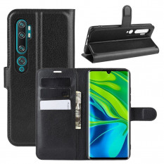 Чехол книжка для Xiaomi Mi Note 10, Mi Note 10 Pro, Mi CC9 Pro (черный)