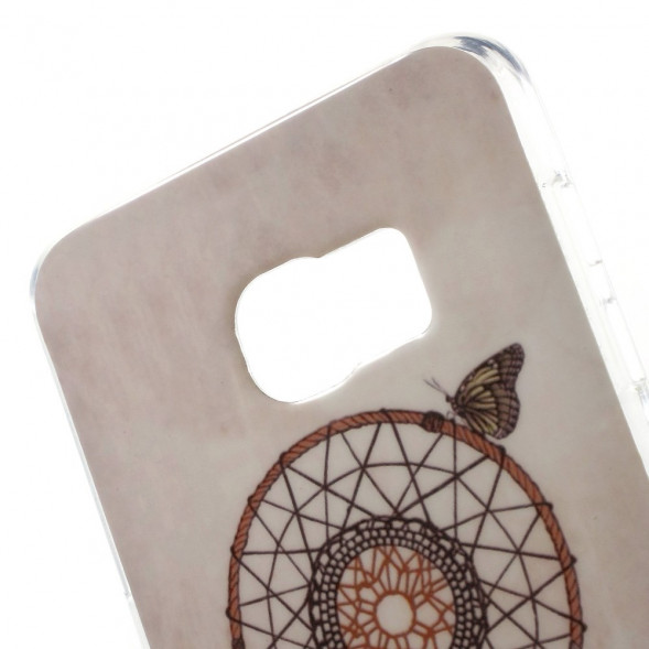 TPU Чехол с рисунком для Samsung Galaxy S6 EDGE+ G928 (Ловушка для снов)