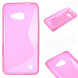 Антискользящий чехол накладка для Microsoft Lumia 550 (Малиновый)