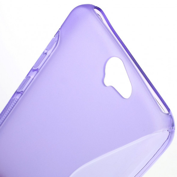 Антискользящий чехол накладка для HTC One A9 (Фиолетовый)