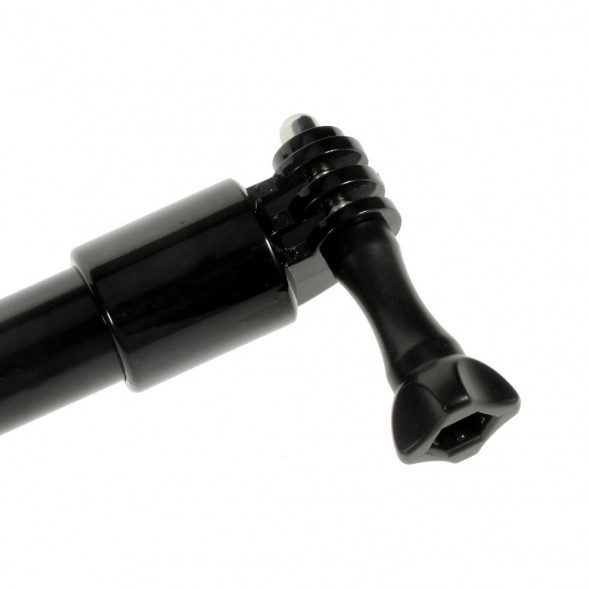 Монопод селфи палка для телефонов и адаптером для камеры GoPro Hero 4, 3 +, 3, 2, 1 (Черный)