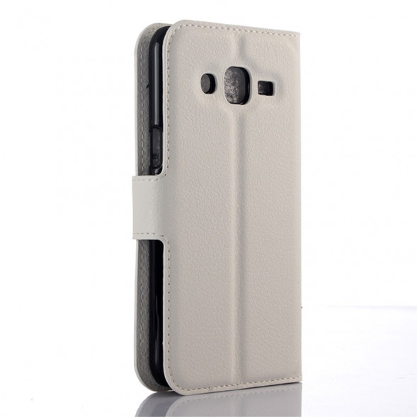 Чехол с визитницей для Samsung Galaxy J3 2016 J320F (белый)