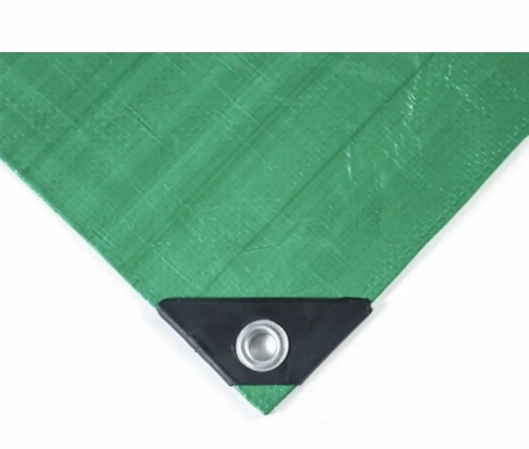 Тент укрывной Тарпаулин размер 3х4 с люверсами, плотность 120 г/м2, (брезент, тент универсальный, строительный, укрывной, хозяйственный, туристический)