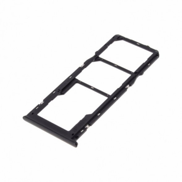 Держатель сим карты SIM лоток для OPPO A15, A15s (Черный)