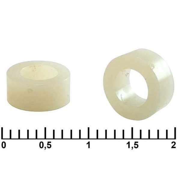 ф7-4x3 втулка пластиковая для печатной платы (10 штук)