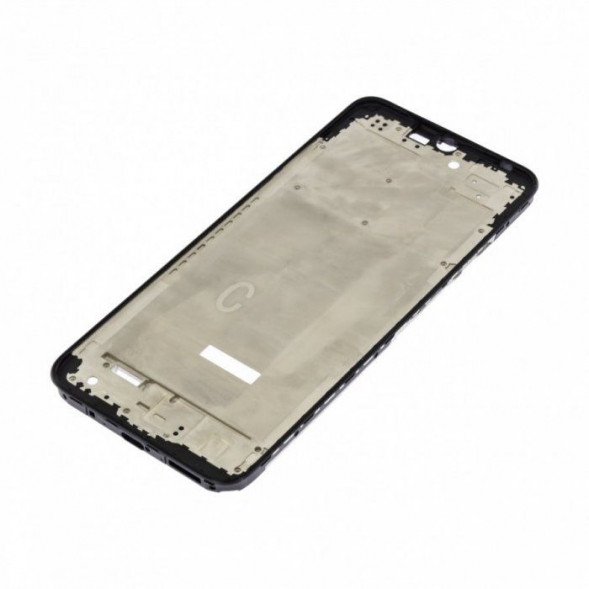 Рамка дисплея для Xiaomi Poco M5 (22071219CG) (Черный) средняя часть