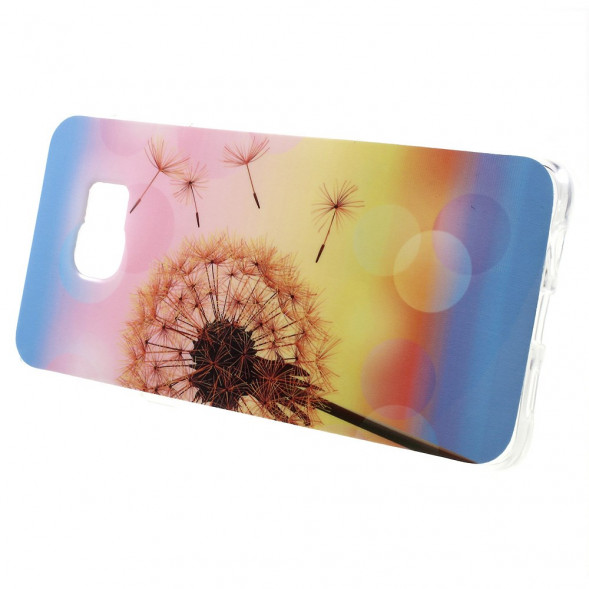 TPU Чехол с рисунком для Samsung Galaxy S6 EDGE+ G928 (Одуванчик)
