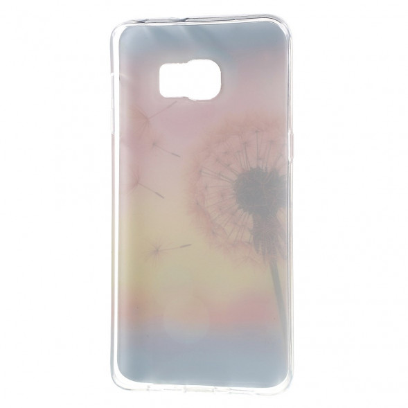 TPU Чехол с рисунком для Samsung Galaxy S6 EDGE+ G928 (Одуванчик)
