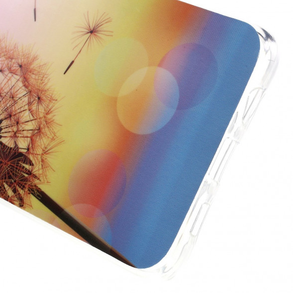 TPU Чехол с рисунком для Samsung Galaxy S6 EDGE+ G928 (Одуванчик)