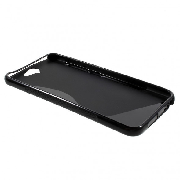 Антискользящий чехол накладка для HTC One A9 (Черный)