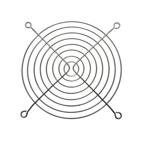 Решетка 120x120mm вентиляторная металлическая