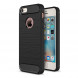Чехол накладка Carbon Fibre для iPhone 5, 5S, SE (черный)