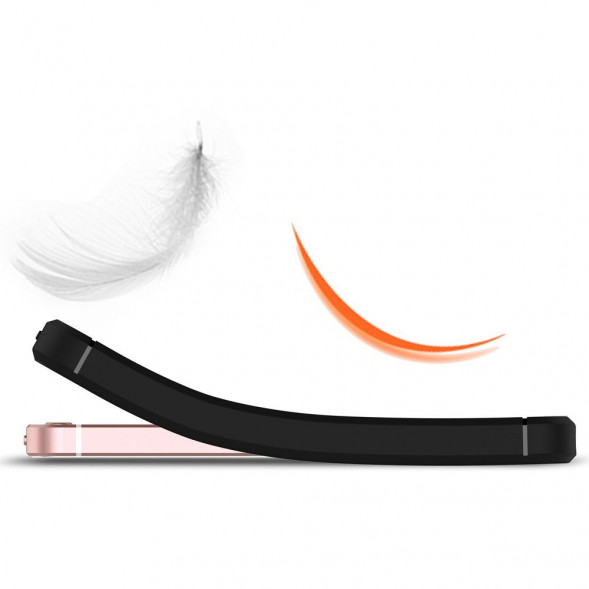 Чехол накладка Carbon Fibre для iPhone 5, 5S, SE (черный)