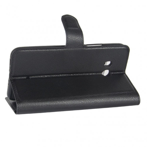 Чехол книжка с визитницей для HTC U11 (черный)