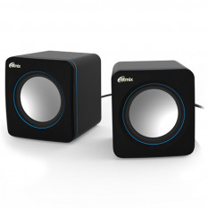 Колонка компьютерная 2.0 Ritmix SP-2010 AUX (чёрный)