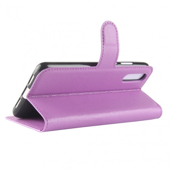 Чехол с визитницей для Huawei P20 (фиолетовый)