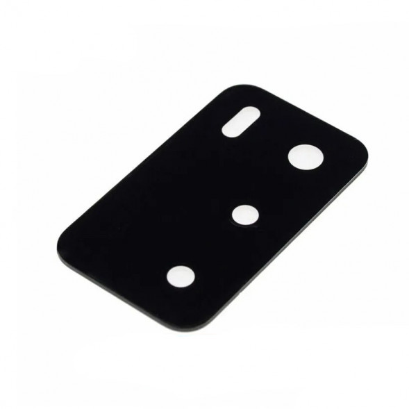 Стекло задней камеры для OPPO A16 (без рамки) (Черный)