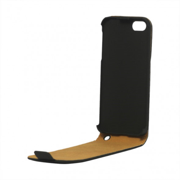 Чехол флип для iPhone 5, 5S, SE (черный)