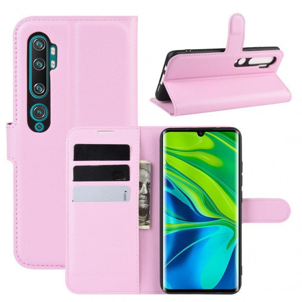 Чехол книжка для Xiaomi Mi Note 10, Mi Note 10 Pro, Mi CC9 Pro (розовый)