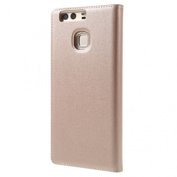 Чехол с окном информации Wake UP - Sleep для Huawei P9 (Розовое золото)