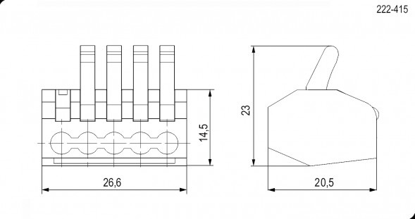 Клеммник (222-415)