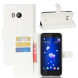 Чехол книжка с визитницей для HTC U11 (белый)