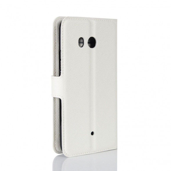 Чехол книжка с визитницей для HTC U11 (белый)
