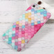 Матовый ромбовидный чехол накладка для iPhone 8 / 7