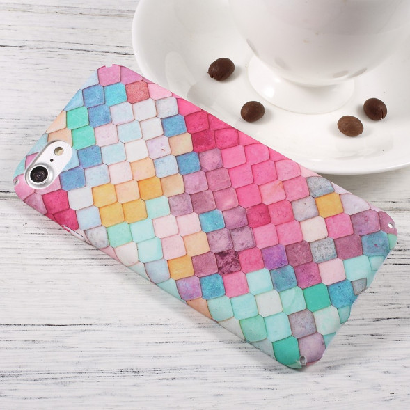 Матовый ромбовидный чехол накладка для iPhone 8 / 7