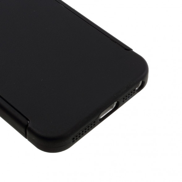360 Двухсторонний чехол для iPhone SE, 5S, 5 (черный) + стекло