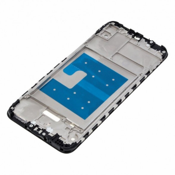 Рамка дисплея для Huawei Y6s (JAT-LX3), Y6 (2019) (MRD-LX1F), Y6 Prime (2019), Y6 Pro (2019) (средняя часть) (Черная)