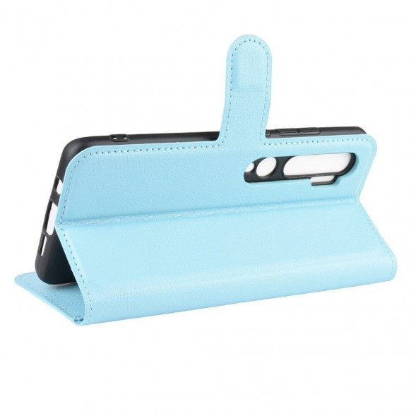 Чехол книжка для Xiaomi Mi Note 10, Mi Note 10 Pro, Mi CC9 Pro (голубой)