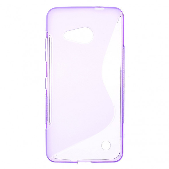 Антискользящий чехол накладка для Microsoft Lumia 550 (Фиолетовый)
