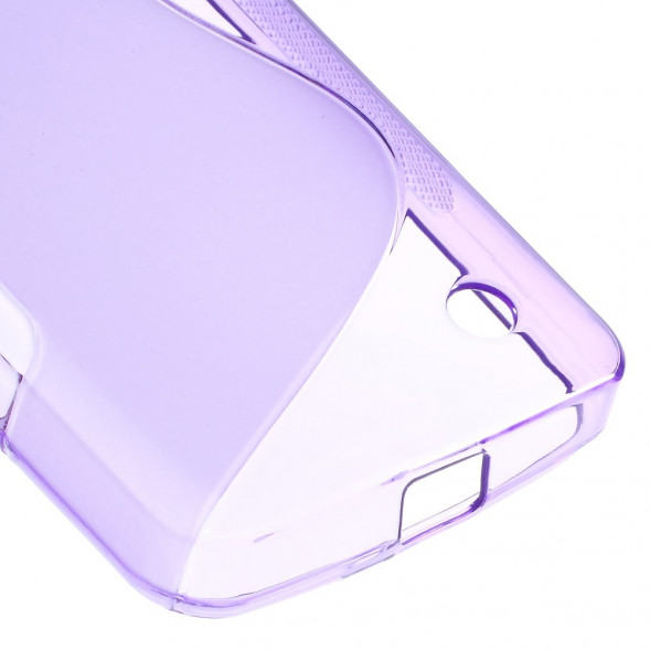 Антискользящий чехол накладка для Microsoft Lumia 550 (Фиолетовый)