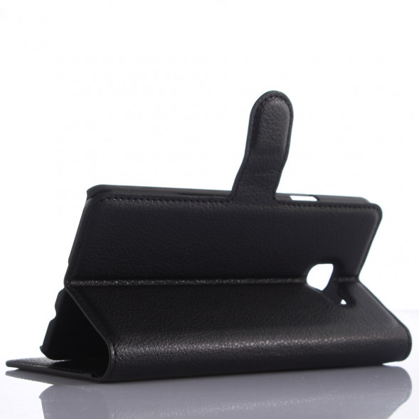 Чехол книжка с визитницей для Samsung Galaxy A7 (2016) SM-A710F (Черный)