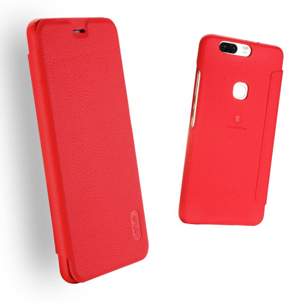 Чехол книжкой LENUO для Huawei Honor V8 (красный)