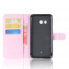 Чехол книжка с визитницей для HTC U11 (розовый)