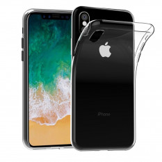 Силиконовый TPU чехол для iPhone X (прозрачный)